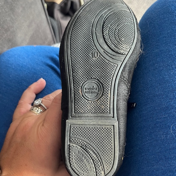 Target Kids Black Suede Boots - Picture 3 of 9